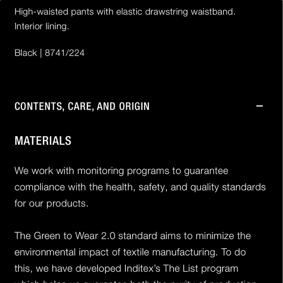 Zara crochet flared black knit pants beads and tassels - Picture 16 of 16